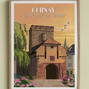 Affiche de Cernay (la porte de Thann)